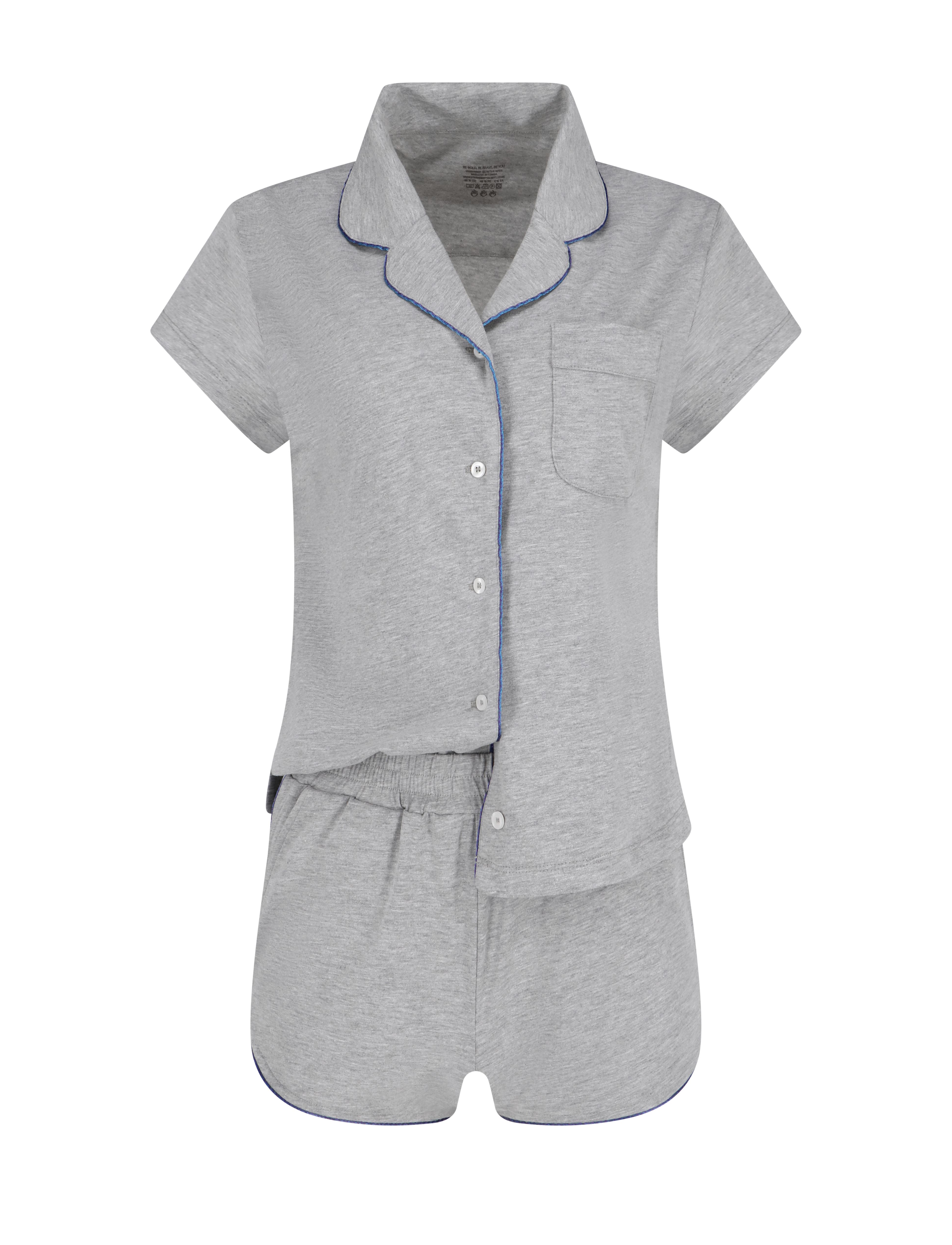 Pyjama gris « Je suis ma propre zone de confort »