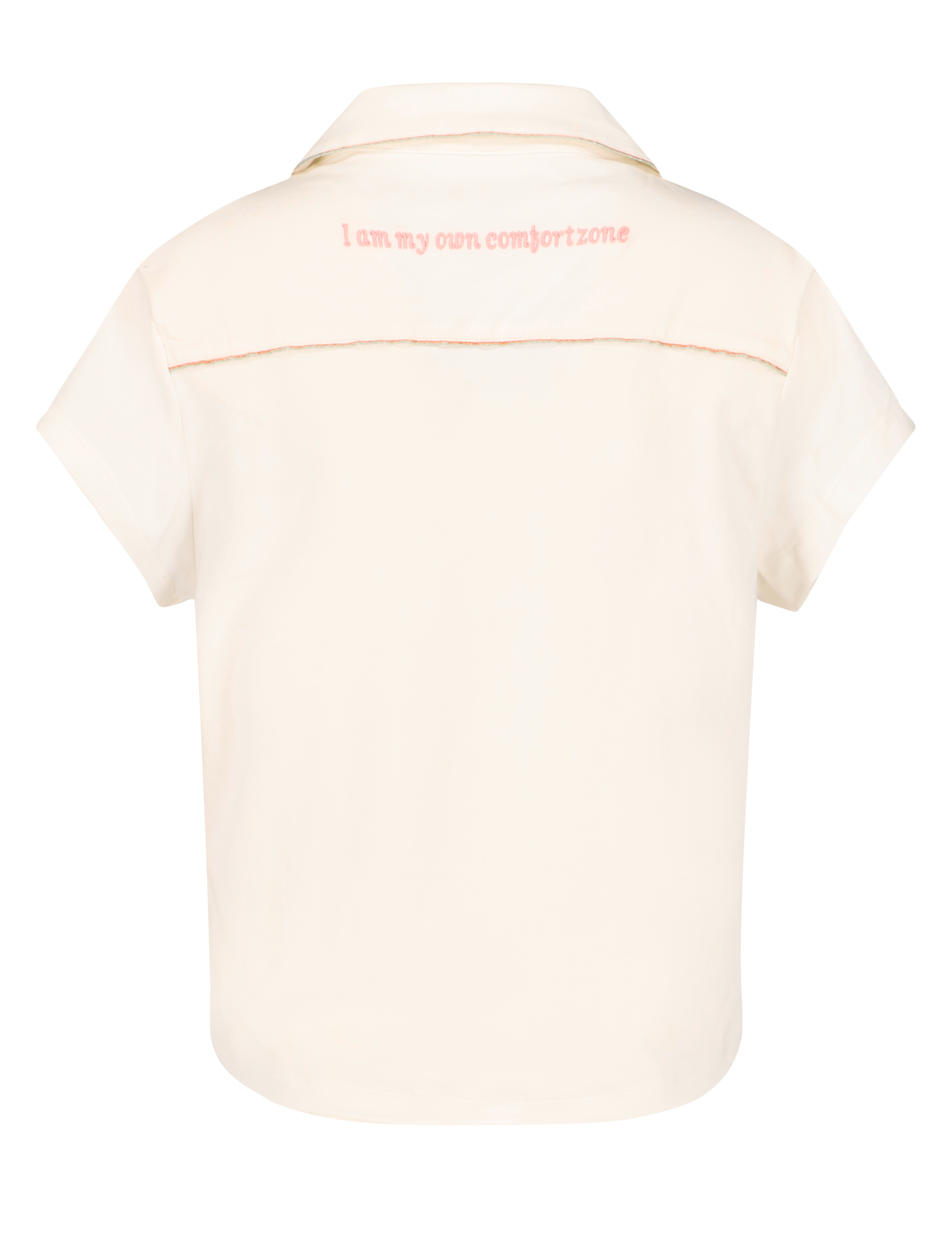 Pyjama en blanc « Je suis ma propre zone de confort »