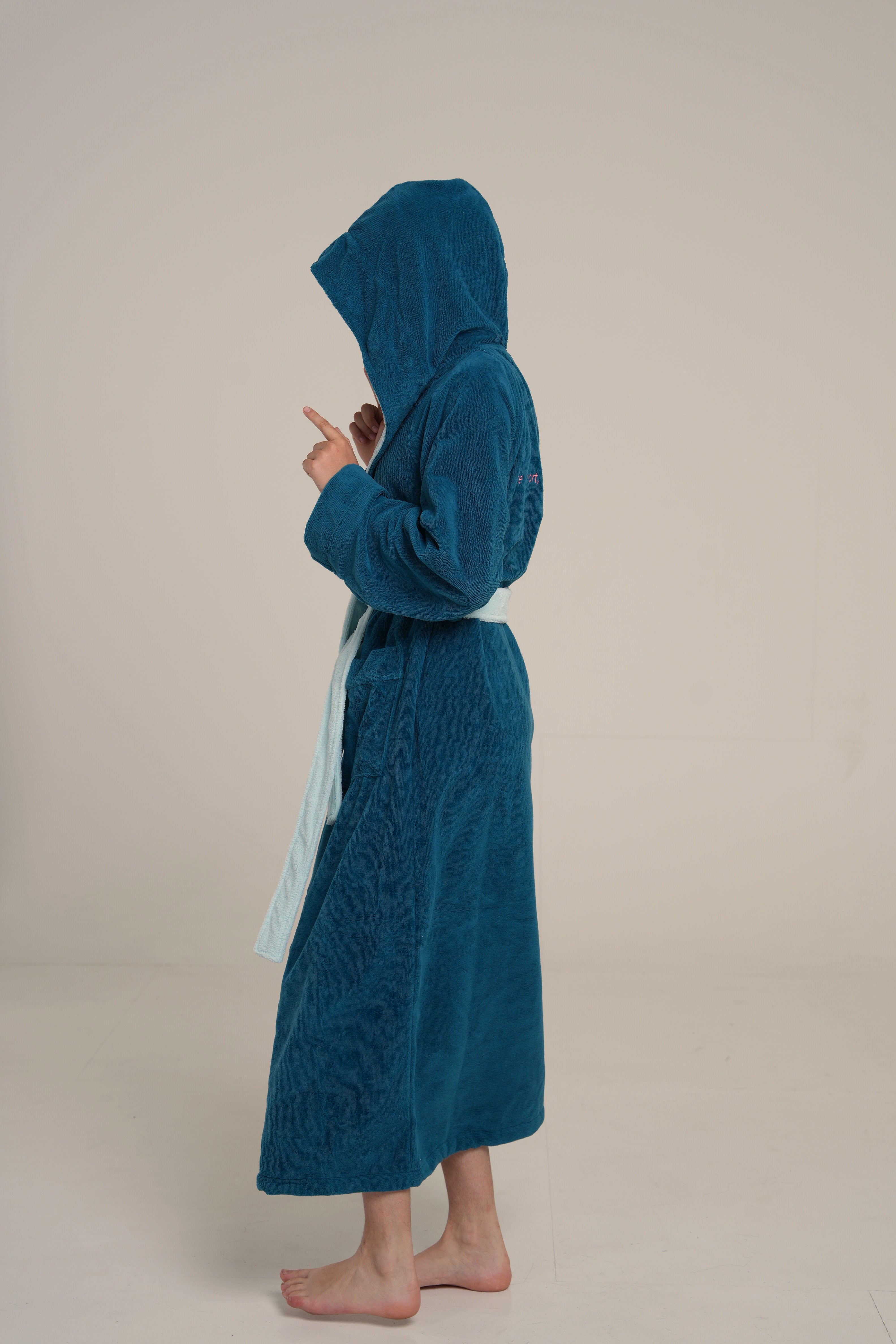 Peignoir « Harry » en pétrole