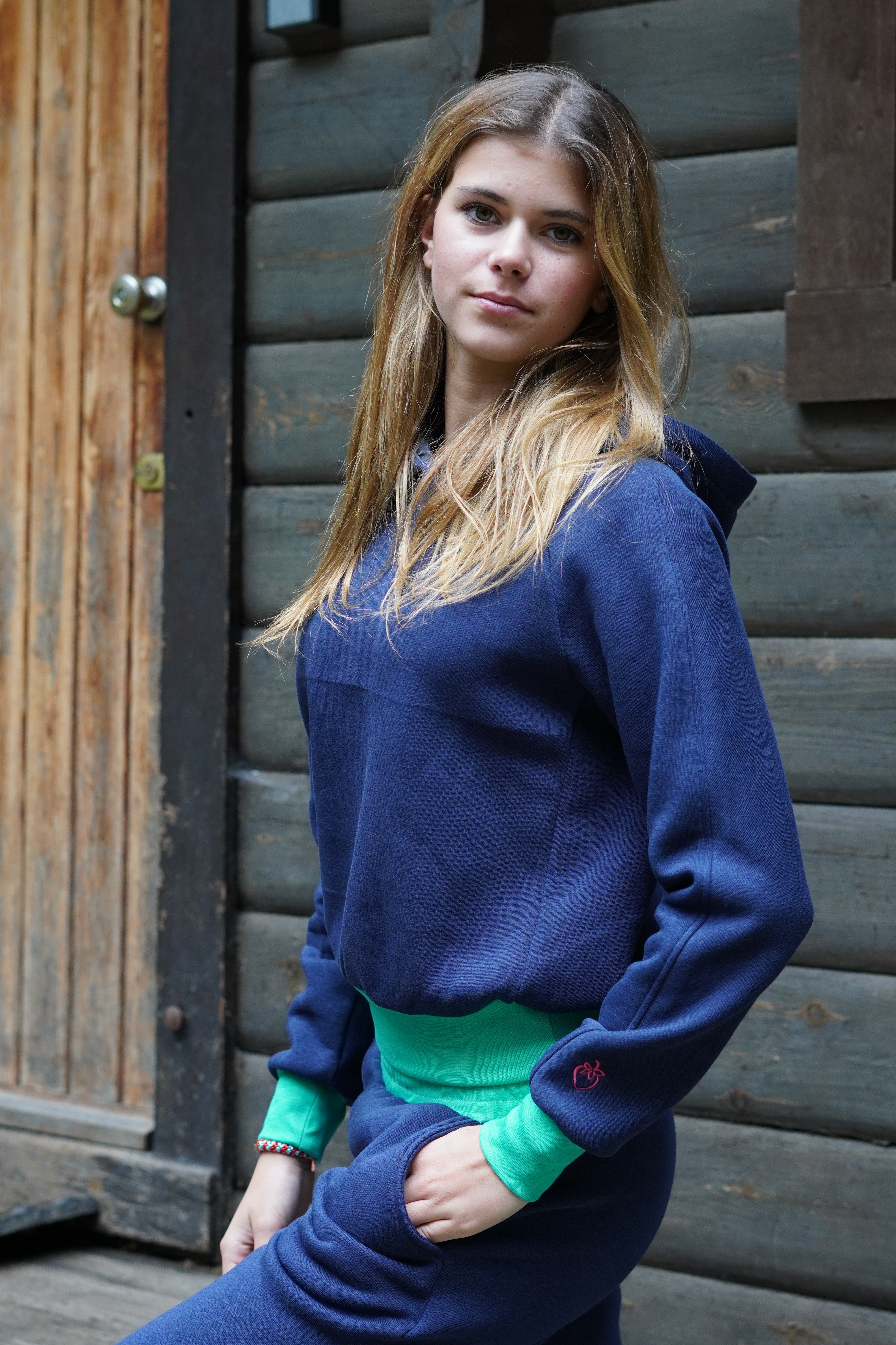 Jogging Marcel en bleu marine (Précommande)