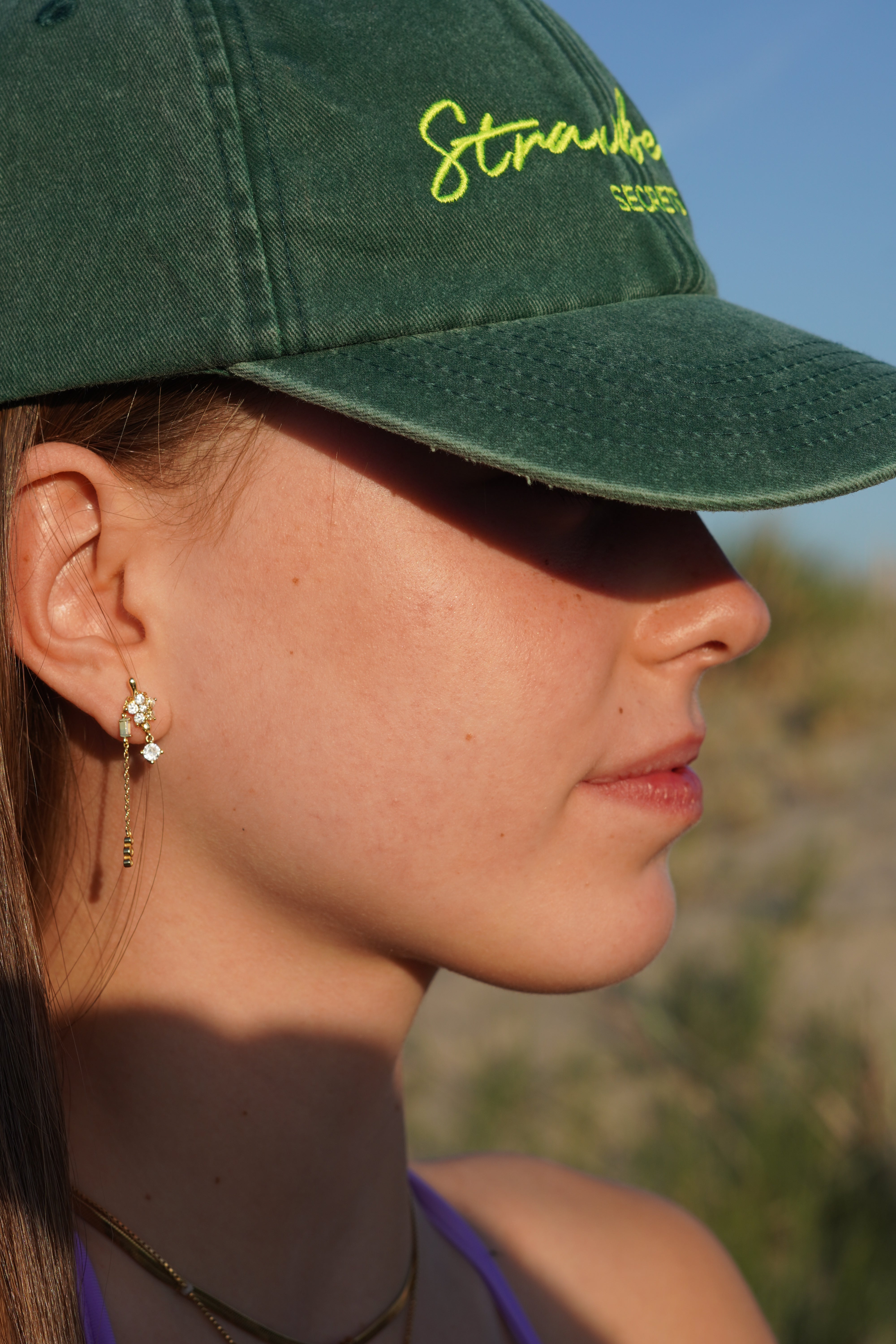 Casquette Rapha en vert et jaune