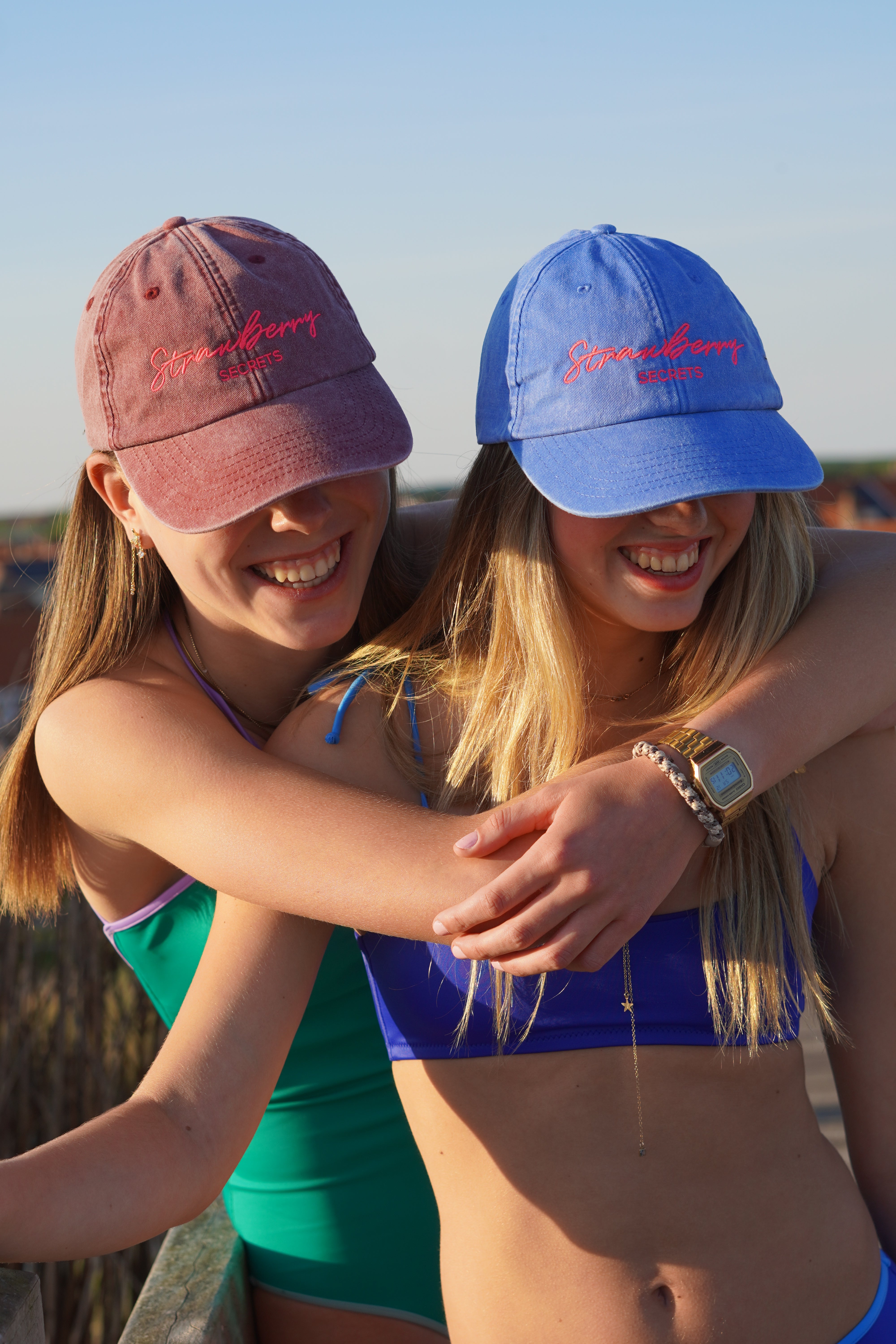 Casquette Rapha en rose et rose