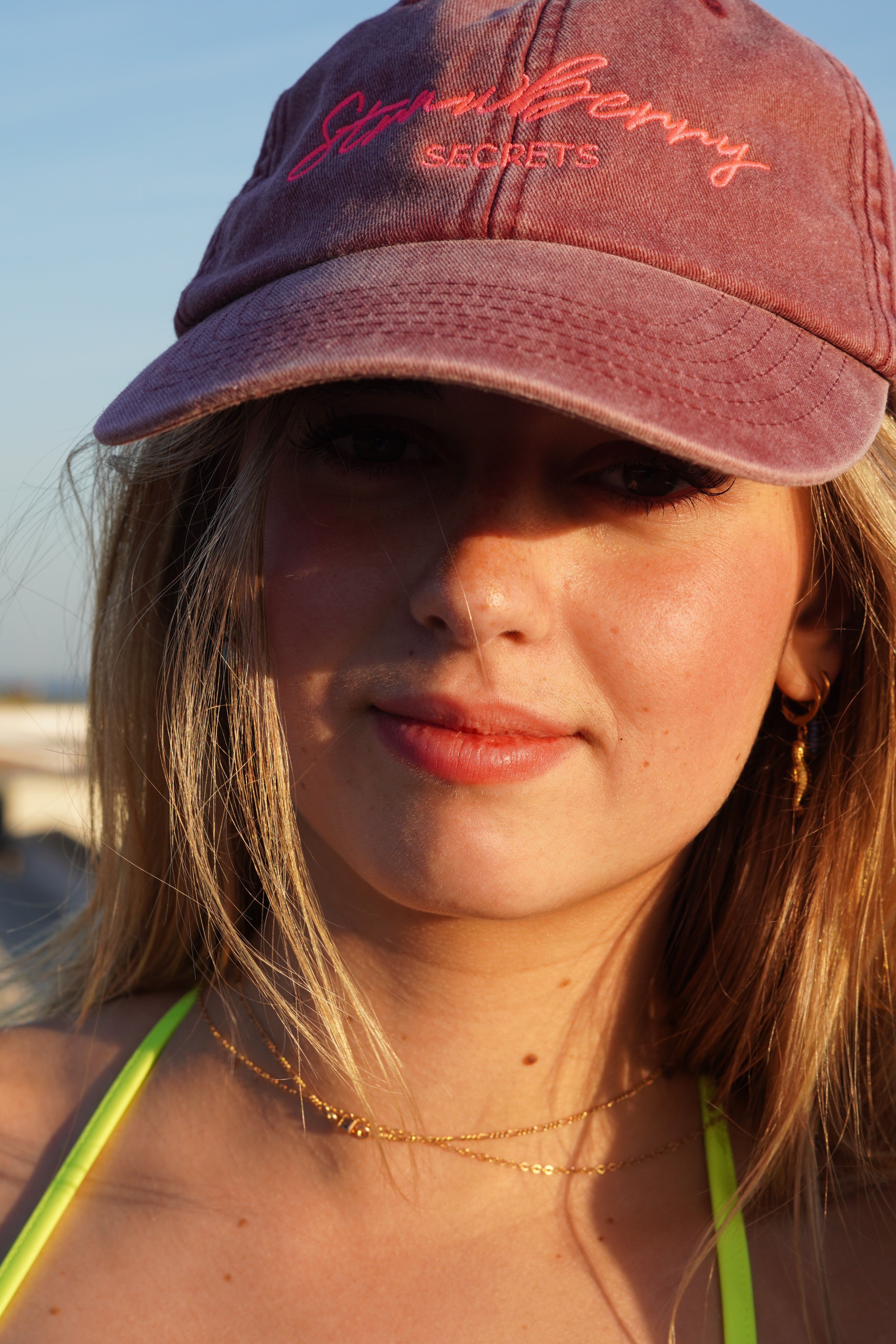 Casquette Rapha en rose et rose