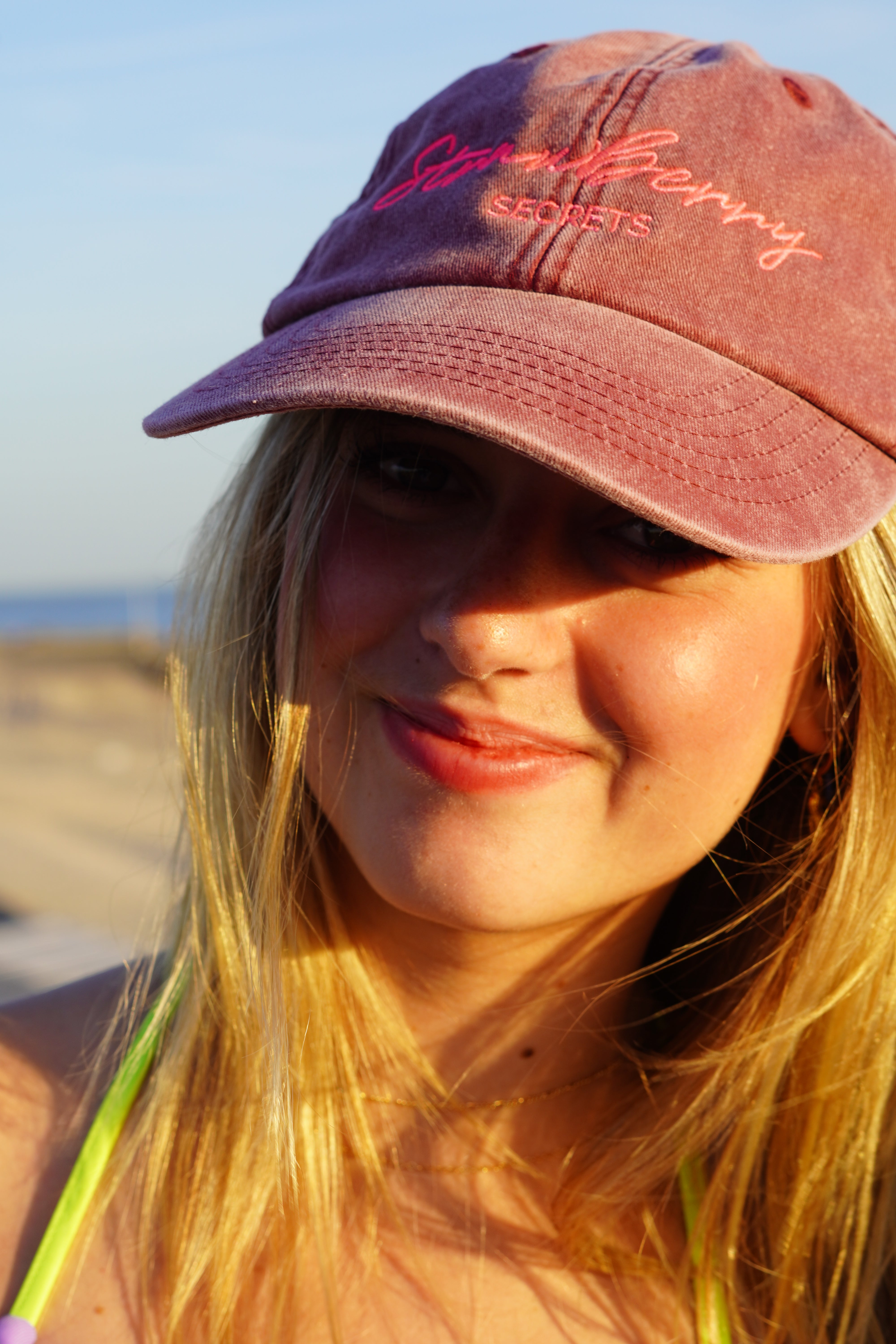 Casquette Rapha en rose et rose