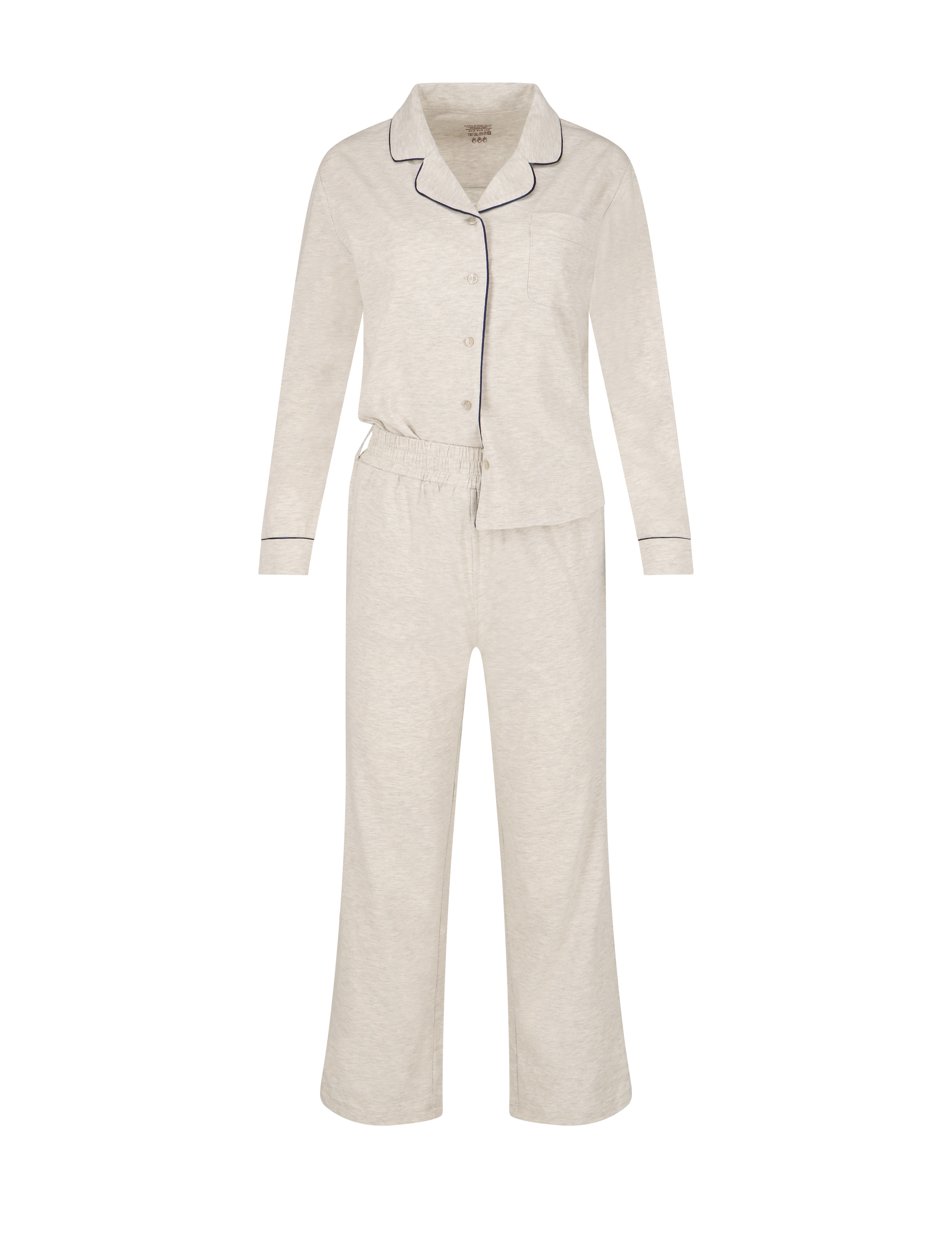 Pyjama « Laisse-moi dormir jusqu'à midi » en gris clair