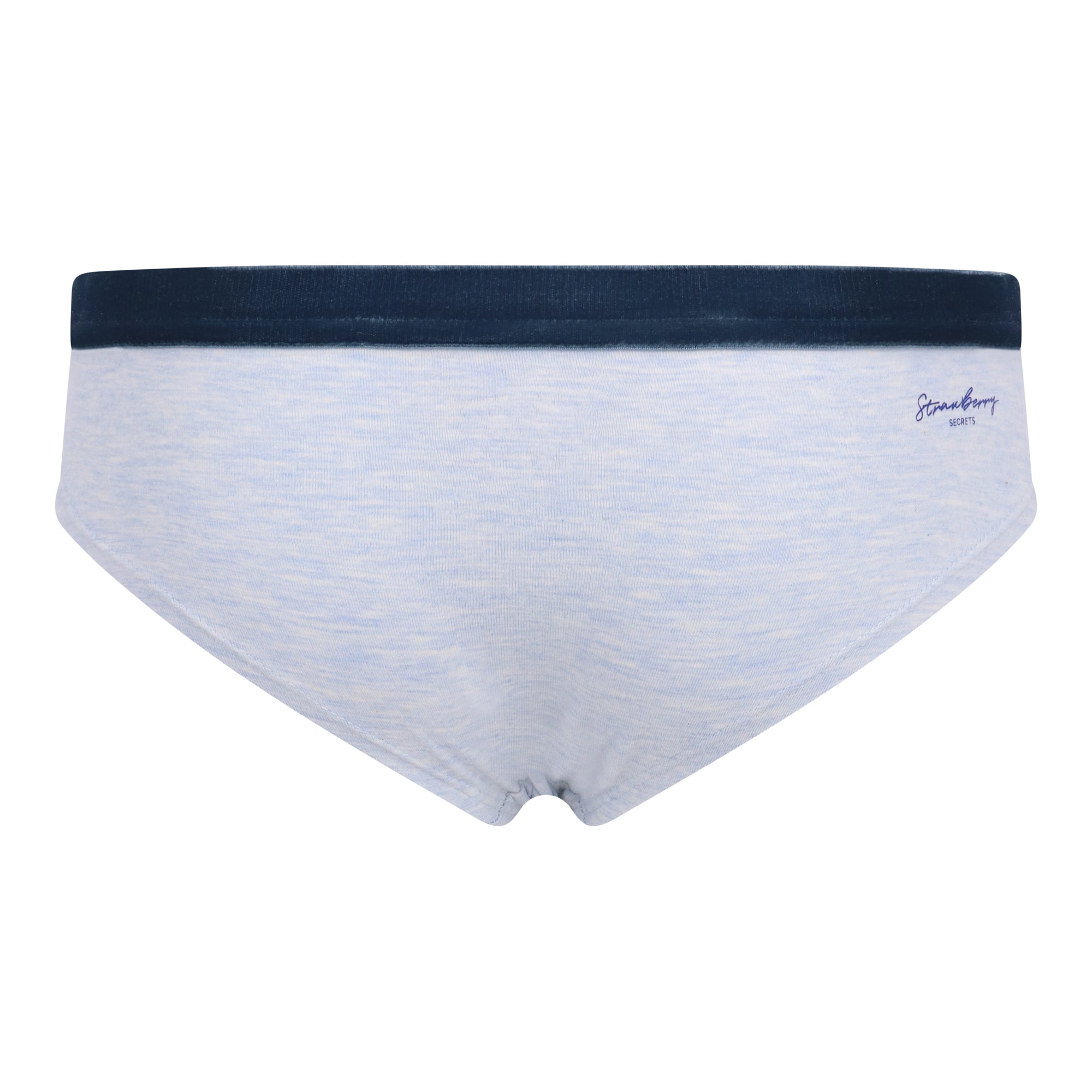 « Renée » en bleu clair et indigo