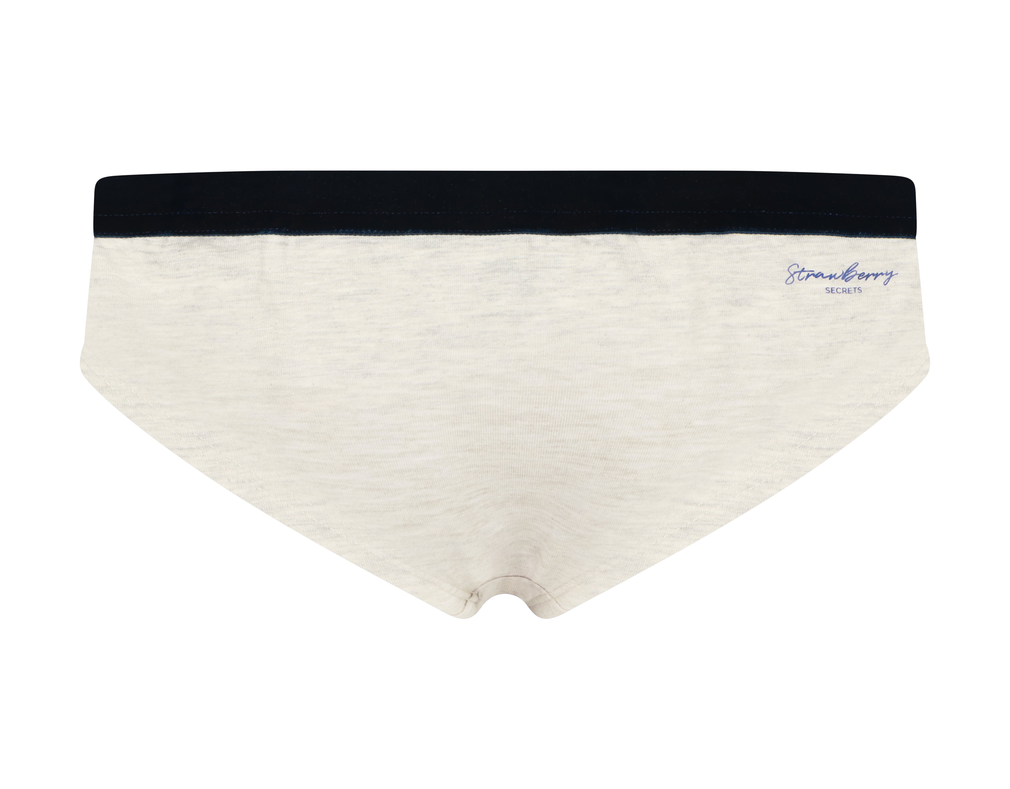 'Renée' en gris et bleu