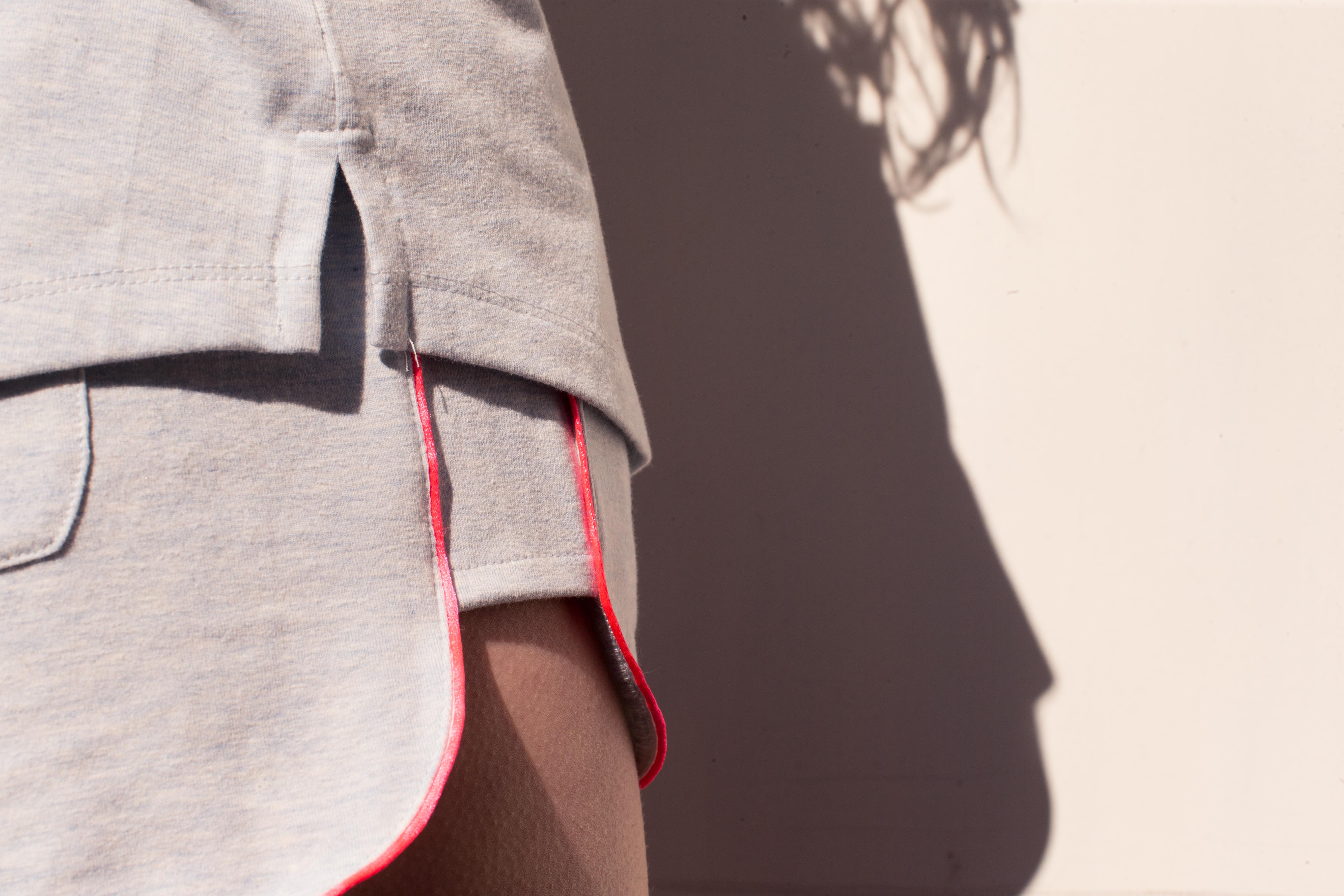 Pyjama bleu clair « Si vous pensez que mes cheveux sont en désordre, regardez ma chambre »