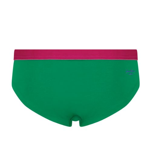 'Renée' in Green & Pink