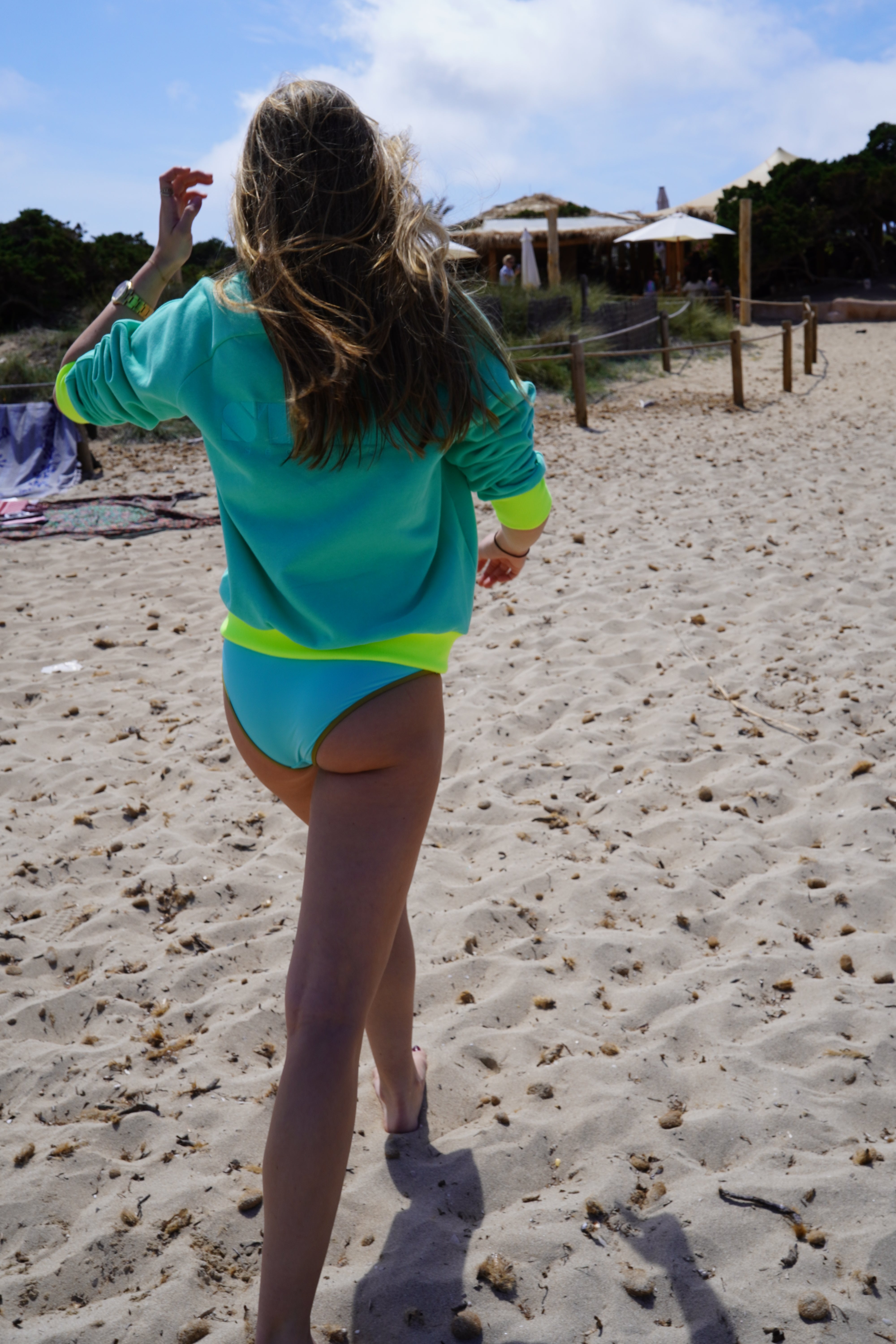 Brazilian bikini bottom in Mint