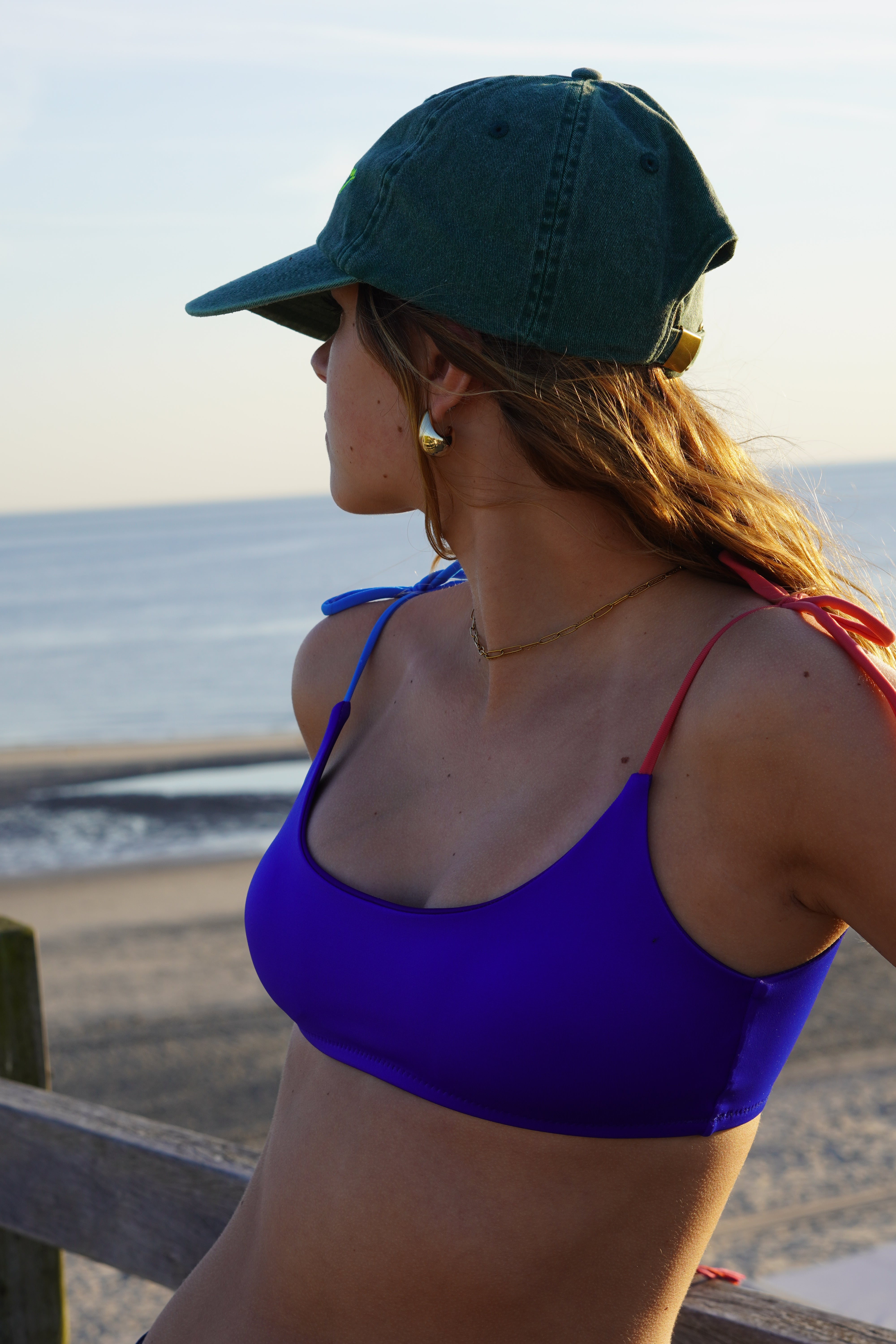 Rapha cap in Green & Yellow