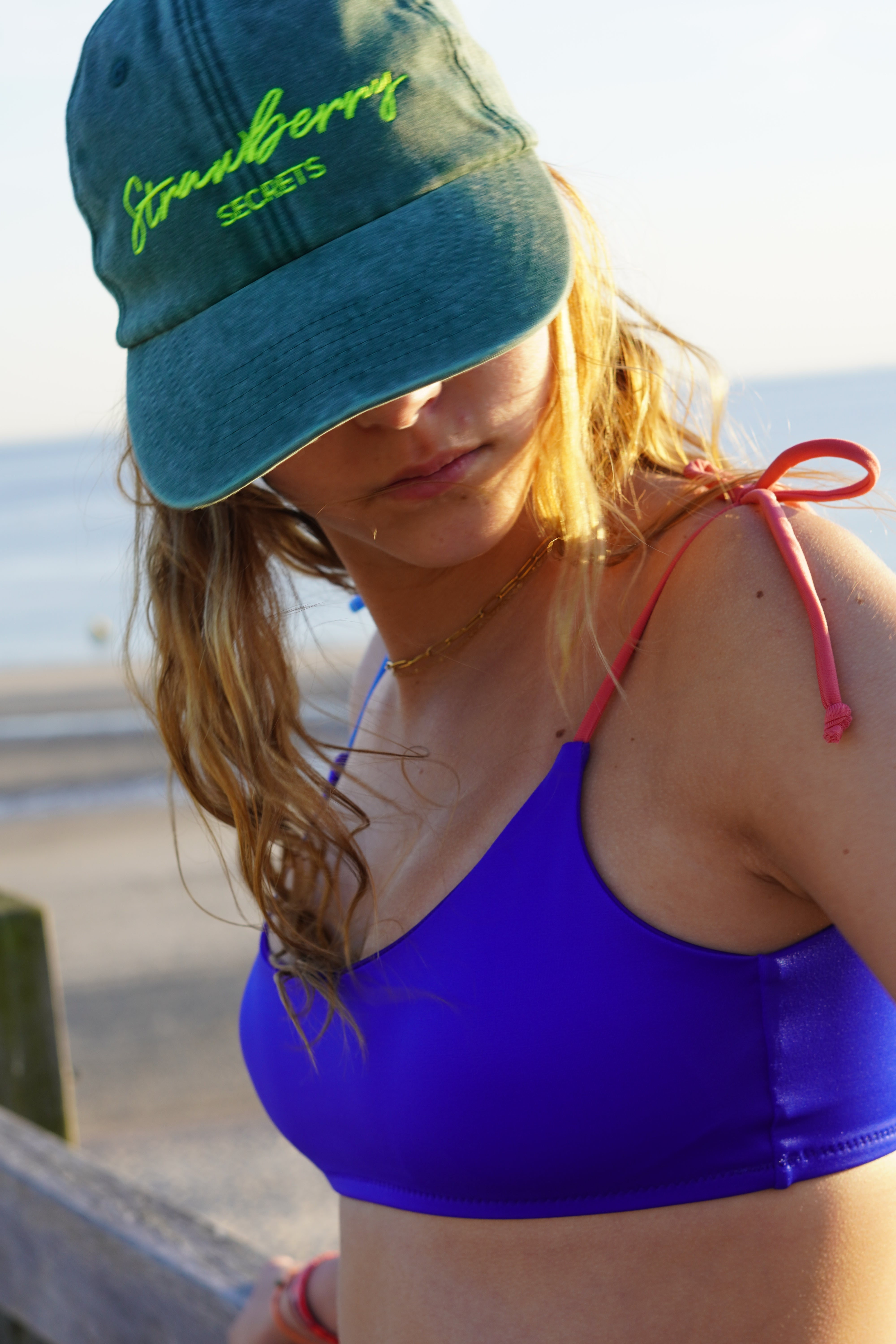 Rapha cap in Green & Yellow