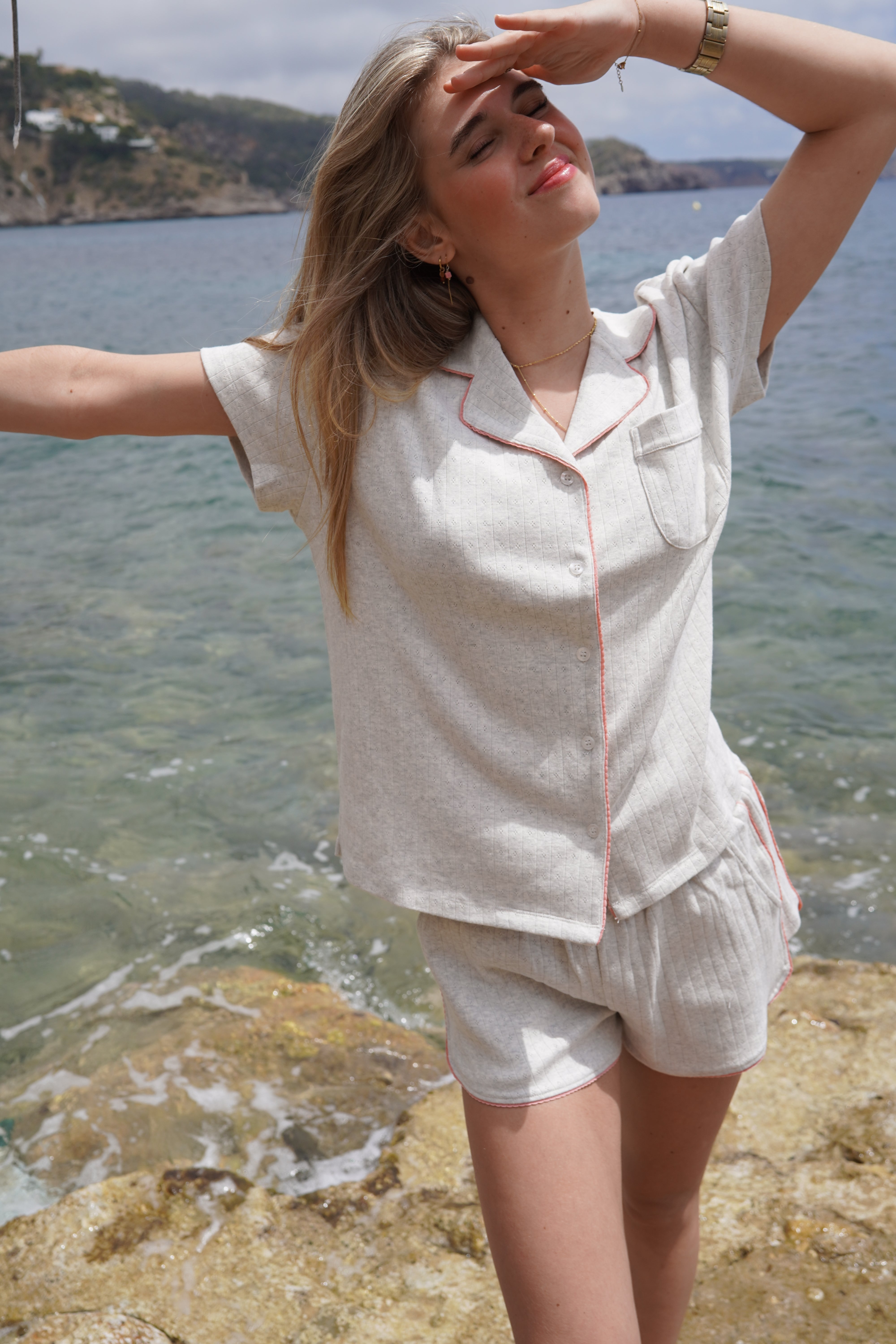Pajama Light Grey "I shine brighter after 9 hours of sleep" (PRE-ORDER)