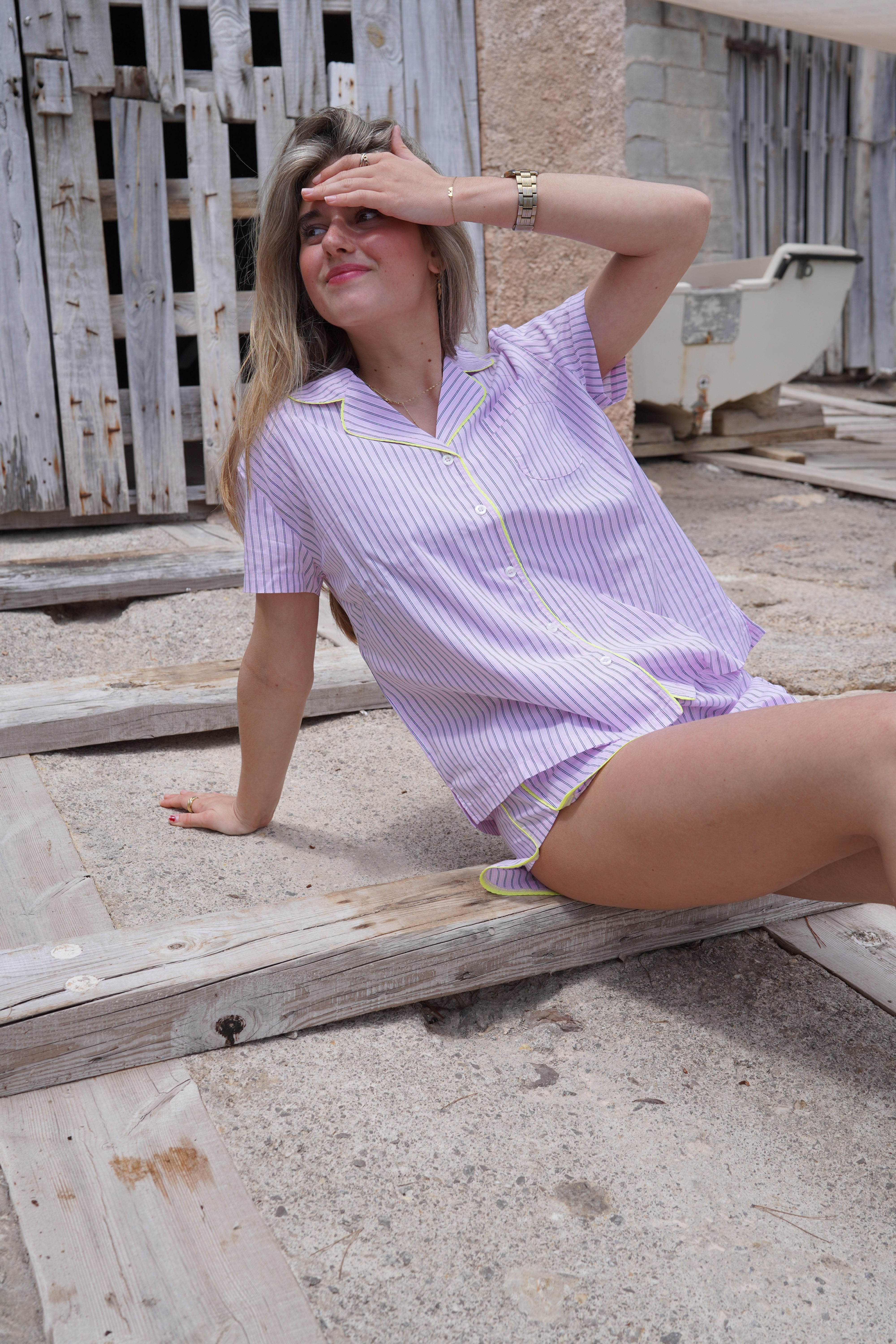 Pajama Pink stripes "Homework can wait, dreams can't" (PRE-ORDER)